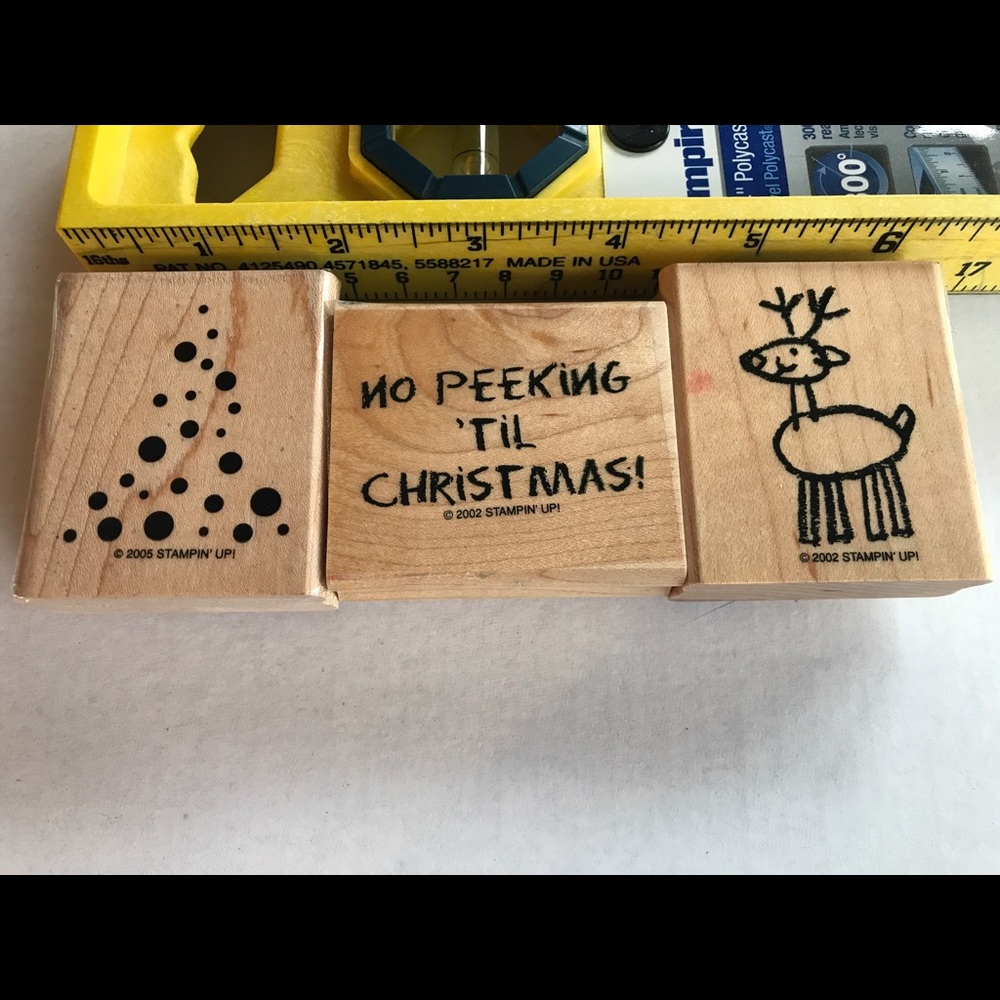 Rubber Stamp Christmas Theme Group (F)